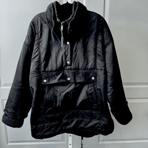 Free People Black Oversized Jacket - Picture 8 of 9